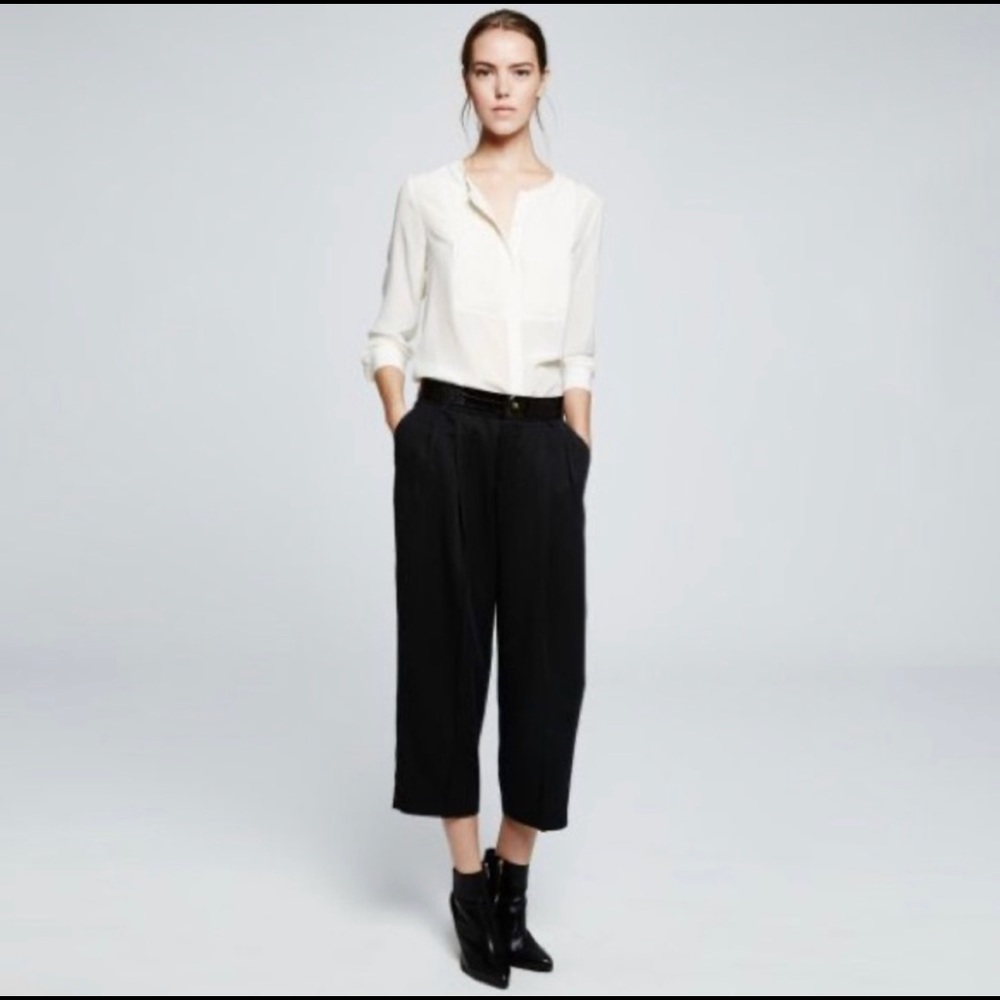NWT Club Monaco black culottes